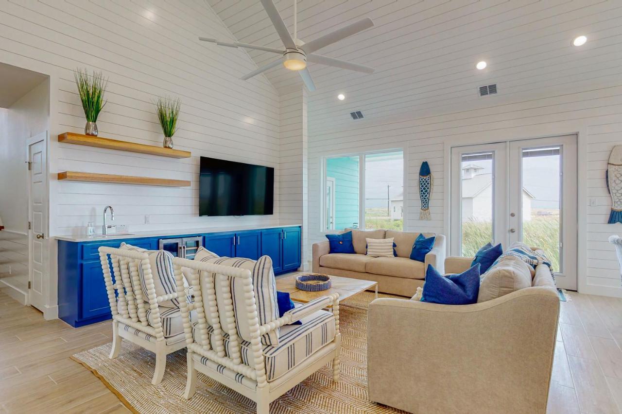 Luxury Beach House, Sleeps 14, Shared Pool, Hot Tub, Golf Cart Villa Port Aransas Luaran gambar