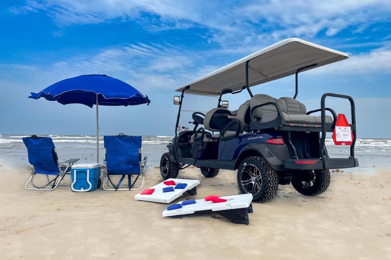 Luxury Beach House, Sleeps 14, Shared Pool, Hot Tub, Golf Cart Villa Port Aransas Luaran gambar